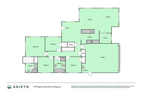 Photo of property in 114 Pegasus Boulevard, Pegasus, 7612