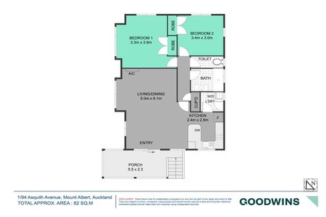 Photo of property in 1/94 Asquith Avenue, Mount Albert, Auckland, 1025