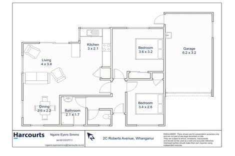 Photo of property in 2c Roberts Avenue, Aramoho, Whanganui, 4500