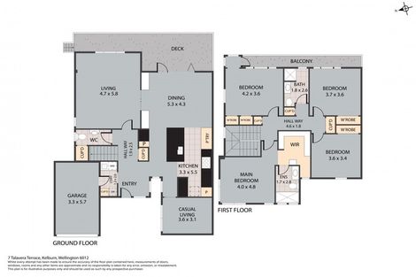 Photo of property in 7 Talavera Terrace, Kelburn, Wellington, 6012