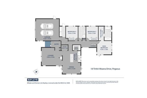 Photo of property in 18 Tiritiri Moana Drive, Pegasus, 7612