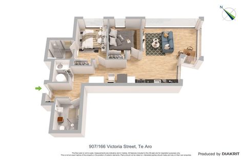 Photo of property in Vsp South, 907/166 Victoria Street, Te Aro, Wellington, 6011