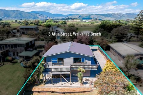 Photo of property in 3 Atua Street, Waikanae Beach, Waikanae, 5036
