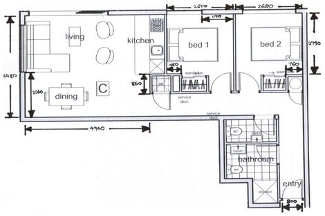 Photo of property in Alpha Apartments, 503/4 Elizabeth Street, Mount Victoria, Wellington, 6011