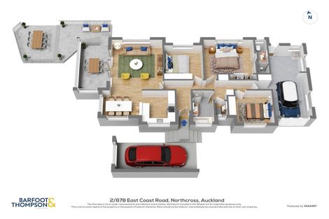 Photo of property in 2/878 East Coast Road, Northcross, Auckland, 0630