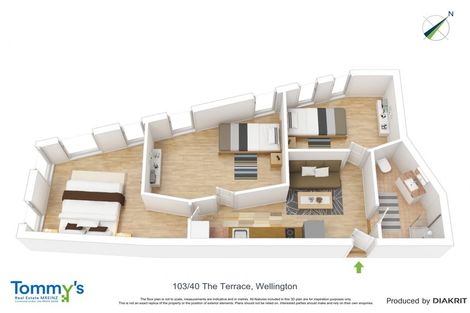 Photo of property in Stafford House, 10/38c The Terrace, Wellington Central, Wellington, 6011