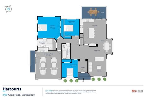 Photo of property in 2/60 Arran Road, Browns Bay, Auckland, 0630