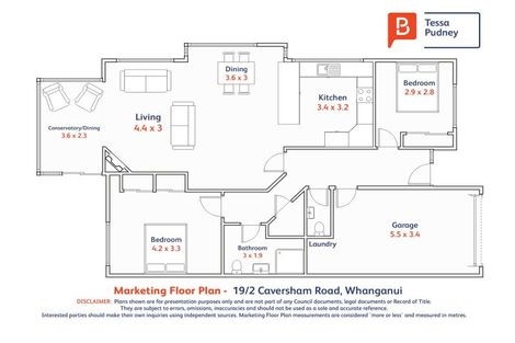 Photo of property in Caversham Park, 2/19 Caversham Road, Westmere, Whanganui, 4501