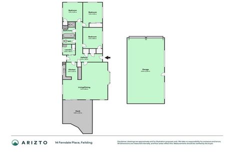 Photo of property in 14 Ferndale Place, Feilding, 4702