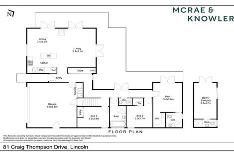 Photo of property in 81 Craig Thompson Drive, Lincoln, 7608