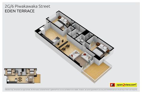 Photo of property in 2g/6 Piwakawaka Street, Eden Terrace, Auckland, 1010