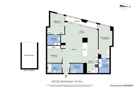 Photo of property in Chaffers Dock, 401/22 Herd Street, Te Aro, Wellington, 6011