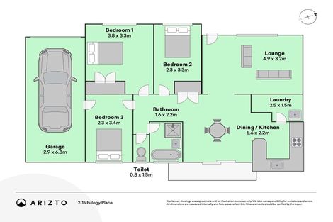Photo of property in 2/15 Eulogy Place, Randwick Park, Auckland, 2105