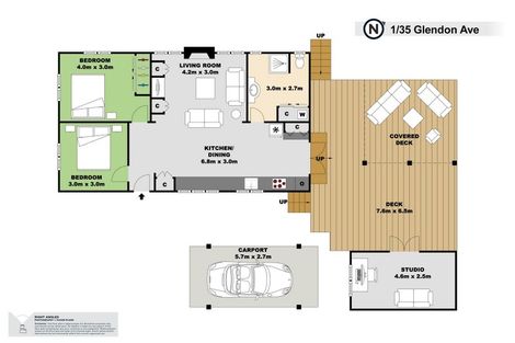 Photo of property in 1/35 Glendon Avenue, Avondale, Auckland, 1026