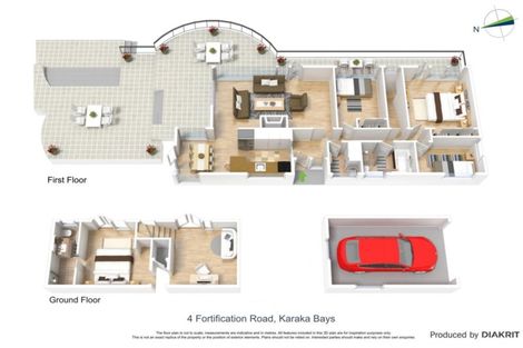 Photo of property in 4 Fortification Road, Karaka Bays, Wellington, 6022