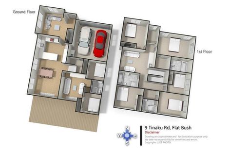 Photo of property in 9 Tinaku Road, Flat Bush, Auckland, 2019