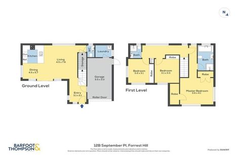 Photo of property in 12b September Place, Forrest Hill, Auckland, 0620