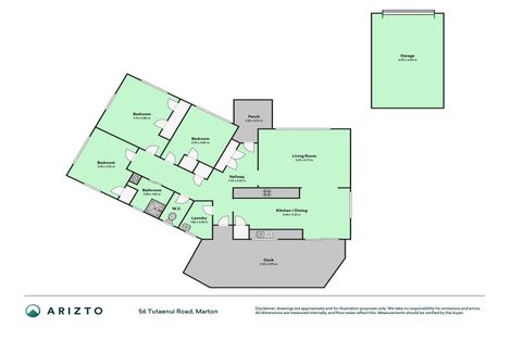 Photo of property in 56 Tutaenui Road, Marton, 4710