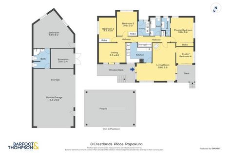 Photo of property in 3 Crestlands Place, Papakura, 2110