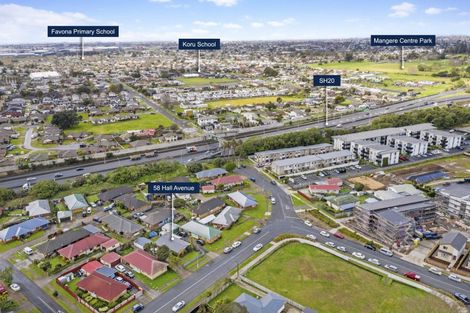 Photo of property in 58 Hall Avenue, Mangere, Auckland, 2022