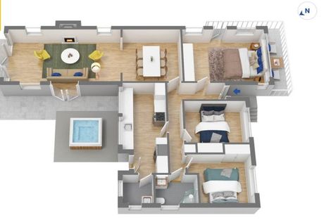 Photo of property in 8 Normanton Street, Glenfield, Auckland, 0629