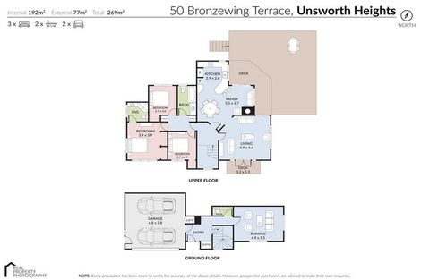 Photo of property in 50 Bronzewing Terrace, Unsworth Heights, Auckland, 0632