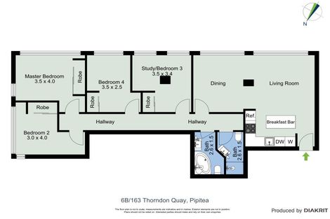 Photo of property in Quantum On Thorndon Quay, 6/163b Thorndon Quay, Pipitea, Wellington, 6011