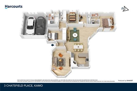 Photo of property in 3 Chatsfield Place, Te Kamo, Whangarei, 0112