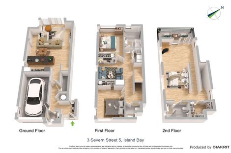 Photo of property in 5/3 Severn Street, Island Bay, Wellington, 6023