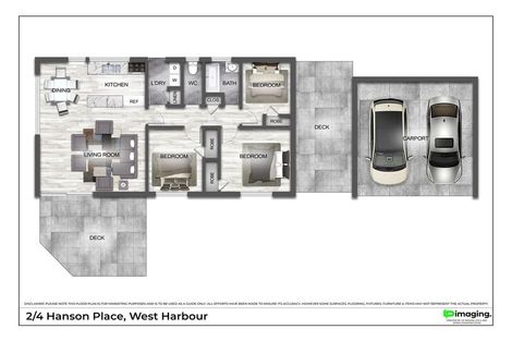 Photo of property in 2/4 Hanson Place, West Harbour, Auckland, 0618