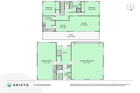 Photo of property in 2/16 Litten Road, Cockle Bay, Auckland, 2014