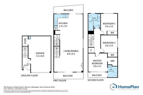 Photo of property in 1/80 Seatoun Heights Road, Seatoun, Wellington, 6022