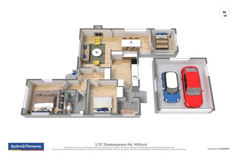 Photo of property in 2/37 Shakespeare Road, Milford, Auckland, 0620