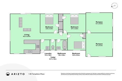 Photo of property in 1/35 Templeton Place, Clendon Park, Auckland, 2103