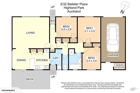 Photo of property in 2/32 Ballater Place, Highland Park, Auckland, 2010