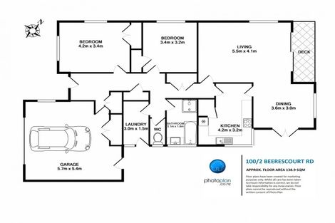 Photo of property in 2/100 Beerescourt Road, Beerescourt, Hamilton, 3200