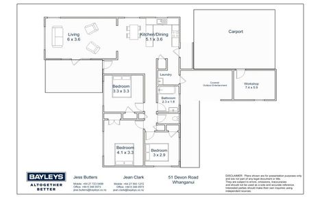 Photo of property in 51 Devon Road, Springvale, Whanganui, 4501