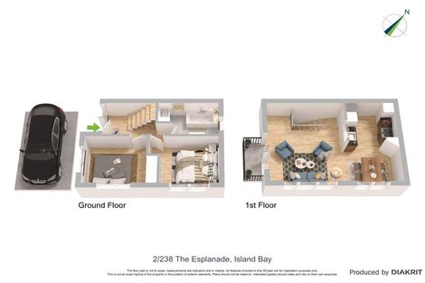 Photo of property in 2/238 The Esplanade, Island Bay, Wellington, 6023