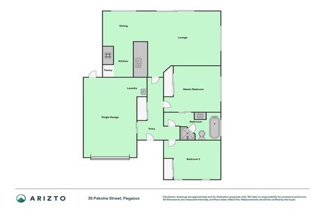 Photo of property in 35 Pakohe Street, Pegasus, 7612