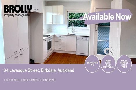Photo of property in 34 Levesque Street, Birkdale, Auckland, 0626