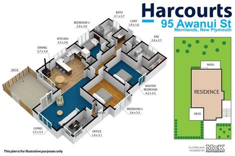 Photo of property in 95 Awanui Street, Merrilands, New Plymouth, 4312