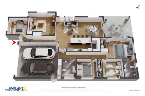 Photo of property in 8 Omahuru Road, Glenbrook, 2681