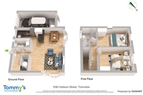 Photo of property in 5/80 Hobson Street, Thorndon, Wellington, 6011