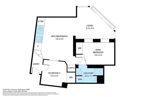 Photo of property in Terrace Garden Apartments, 11c/120 The Terrace, Wellington Central, Wellington, 6011