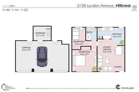 Photo of property in 2/38 Lynden Avenue, Hillcrest, Auckland, 0627