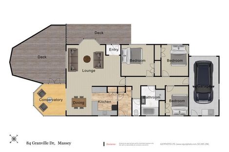 Photo of property in 84 Granville Drive, Massey, Auckland, 0614