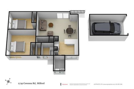 Photo of property in 2/49 Corunna Road, Milford, Auckland, 0620