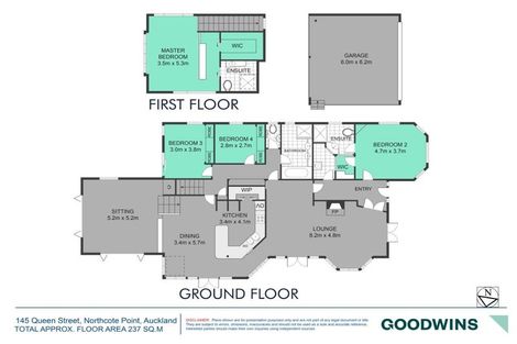 Photo of property in 145 Queen Street, Northcote Point, Auckland, 0627