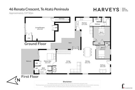 Photo of property in 46 Renata Crescent, Te Atatu Peninsula, Auckland, 0610