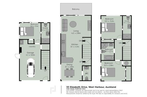 Photo of property in 1/33 Elizabeth Drive, West Harbour, Auckland, 0618